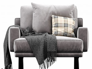 interface rex armchair 3D 모델