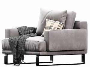 interface rex armchair 3D 모델