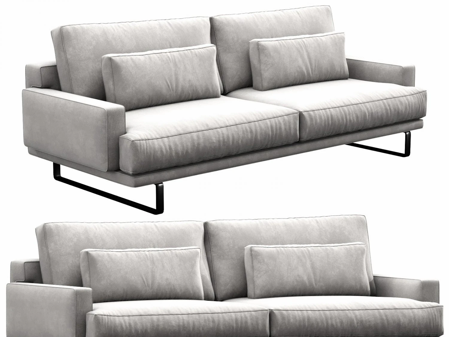 interface rex sofa 3D Model .c4d .max .obj .3ds .fbx .stl .blend 