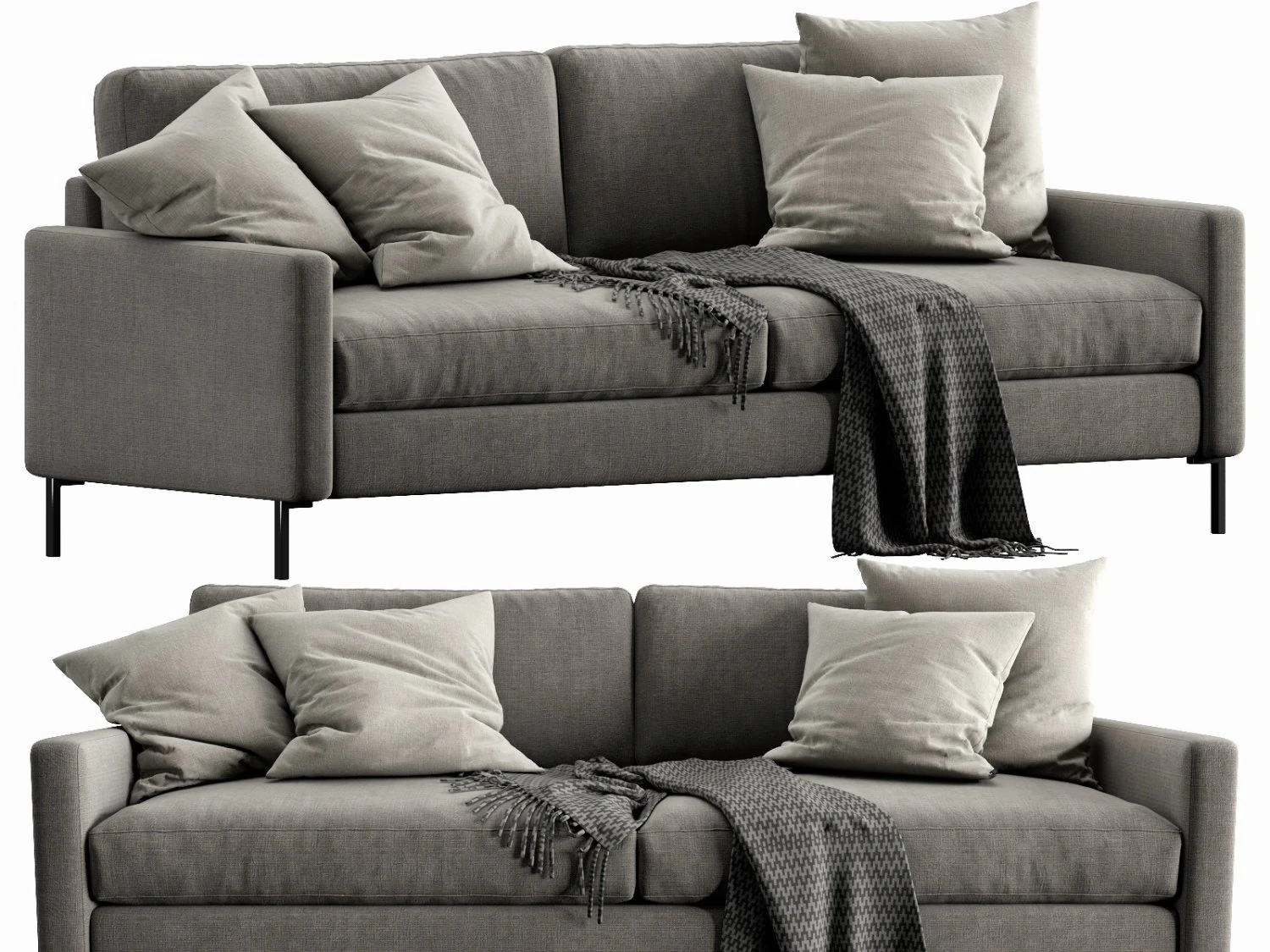 interface nana sofa 3D Model .c4d .max .obj .3ds .fbx .stl .blend 