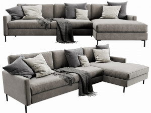 interface nana chaise lounge 3D Model