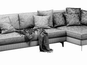 meridiani louis up chaise lounge 3D Model