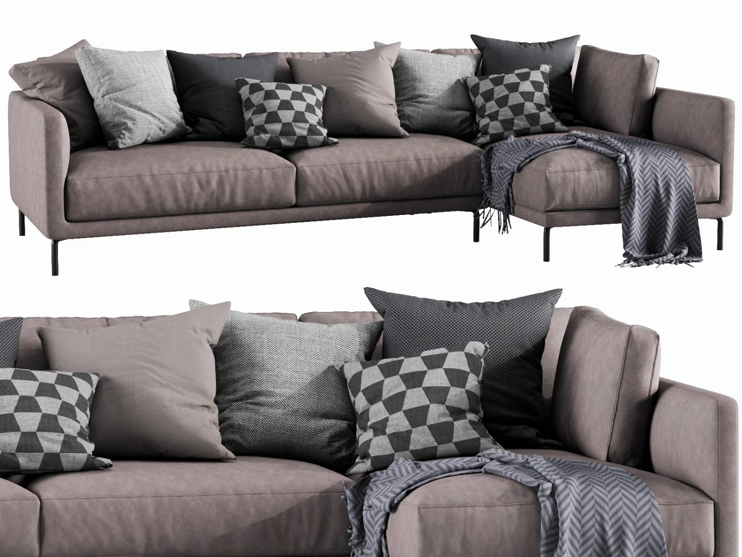 interface coco chaise lounge 1 3D Model .c4d .max .obj .3ds .fbx .stl .blend