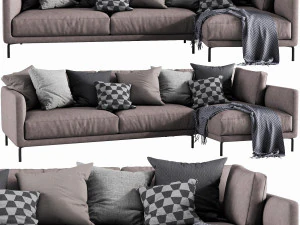 interface coco chaise lounge 1 3D Model