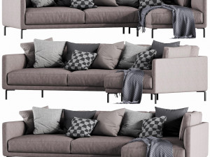 interface coco chaise lounge 1 3D Модель