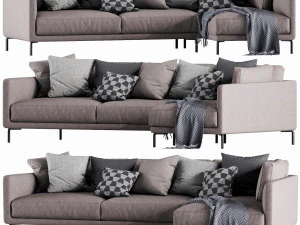 interface coco chaise lounge 1 3D Model