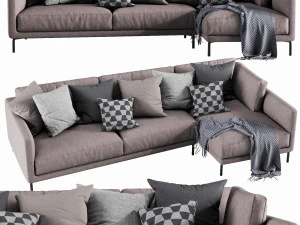 interface coco chaise lounge 1 3D Model