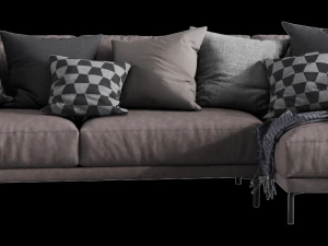 interface coco chaise lounge 1 3D Model