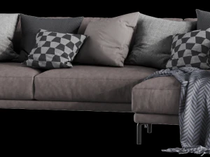 interface coco chaise lounge 1 3D Model