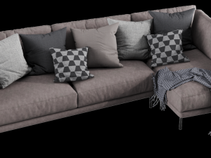interface coco chaise lounge 1 3D Модель