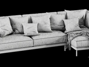 interface coco chaise lounge 1 3D Model