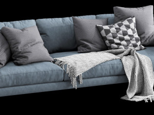 interface luca 3 seater Model 3D