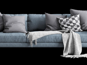 interface luca 3 seater Model 3D
