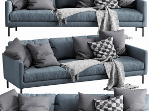interface luca 3 seater Model 3D