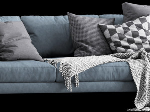 interface luca 3 seater Model 3D