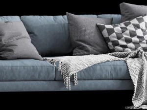 interface luca 3 seater 3D Model