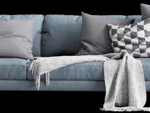 interface luca 3 seater 3D Model