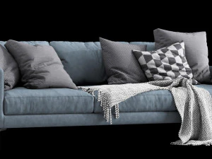 interface luca 3 seater 3D Model