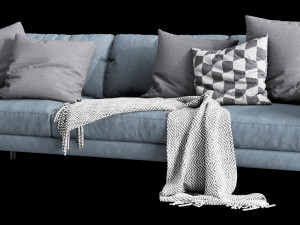 interface luca 3 seater Model 3D