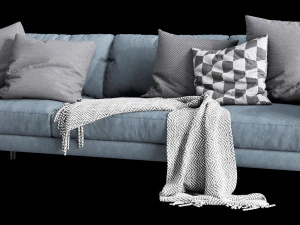interface luca 3 seater 3D Model