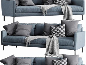 interface luca 3 seater 3D Model