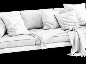interface luca 3 seater 3D Model