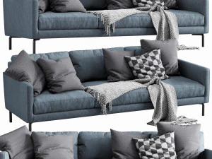 interface luca 3 seater 3D Model