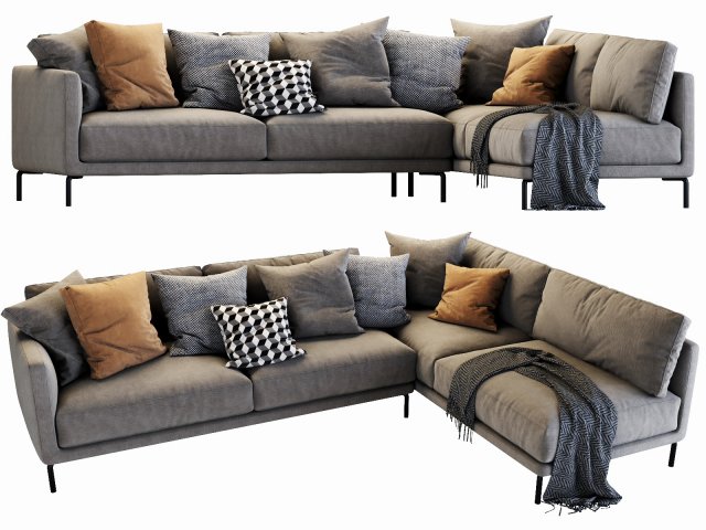interface coco sectional 4 Modelo 3D .c4d .max .obj .3ds .fbx .stl .blend 