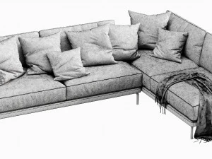 interface coco sectional 4 3D Model