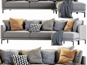 interface coco chaise lounge 3D Model
