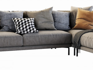 interface coco chaise lounge 3D Model