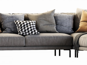 interface coco chaise lounge 3D Model