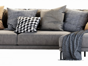 interface coco chaise lounge 3D Model