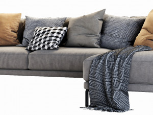 interface coco chaise lounge 3D Model