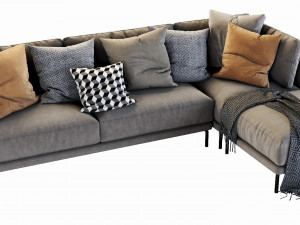 interface coco chaise lounge 3D Model