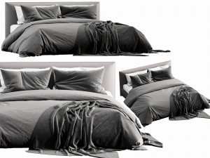meridiani scott bed 3Dモデル