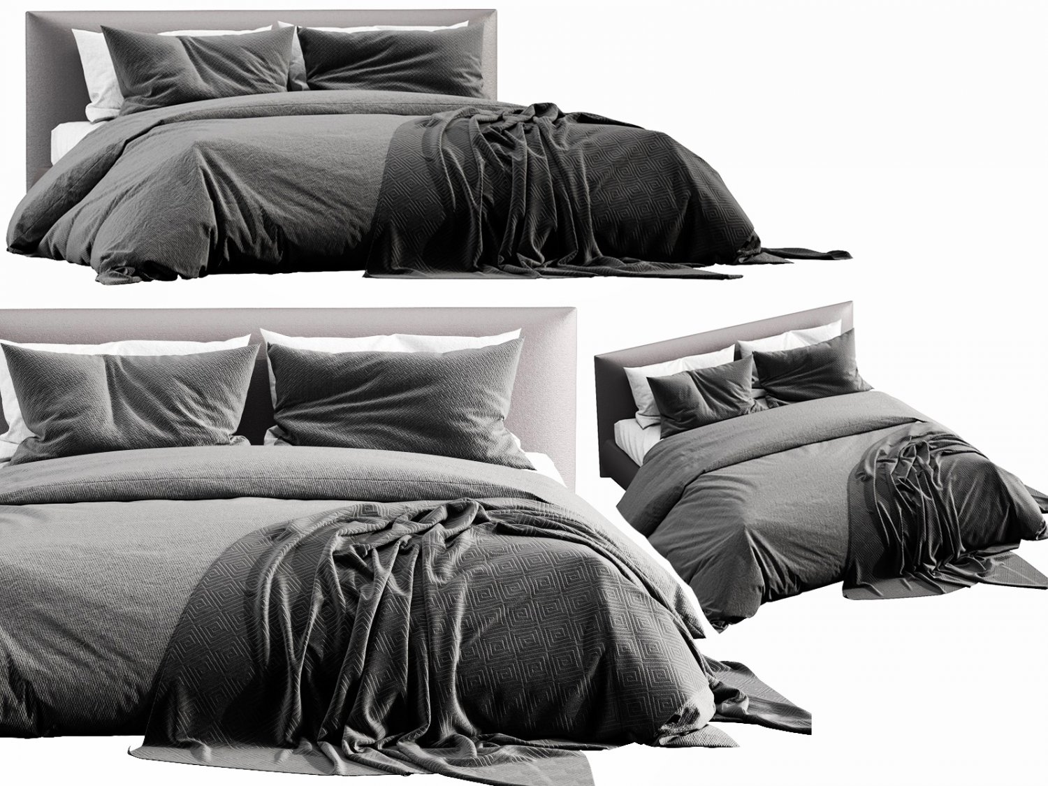 Meridiani Scott Bed 3d Model In Kanepe 3dexport