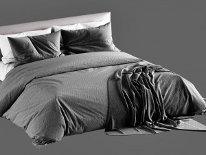 meridiani scott bed 3D Model