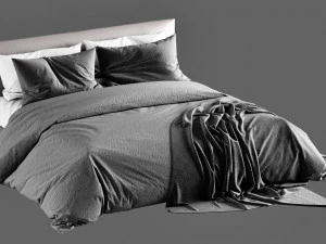 meridiani scott bed 3D Model