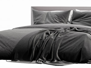 meridiani scott bed 3D Model