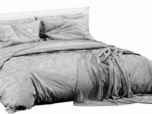 meridiani scott bed 3D Model