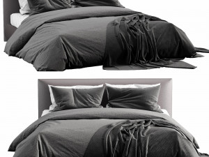 meridiani scott bed 3D Model