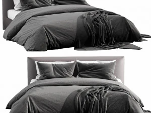 meridiani scott bed 3D Model