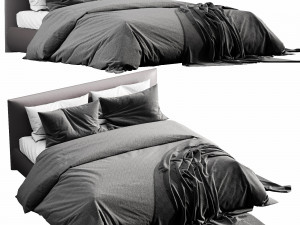 meridiani scott bed 3D Model