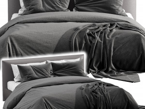 meridiani scott bed 3D Model