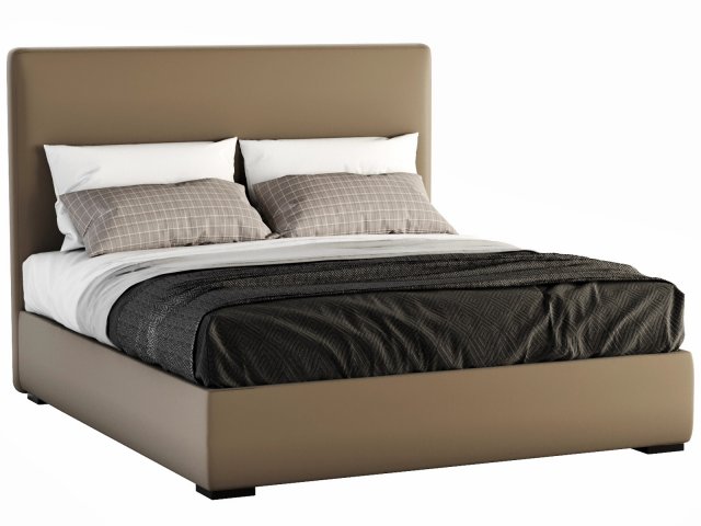 meridiani scott bed Model 3D .c4d .max .obj .3ds .fbx .stl .blend 
