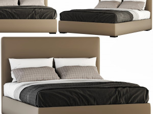 meridiani scott bed Model 3D