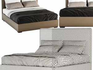 meridiani scott bed Model 3D