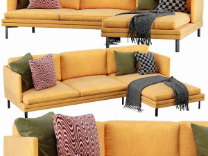 Zanotta William chaise longue 3D Model