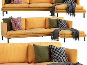 zanotta william chaise lounge Modelo 3D